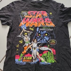 MAD Engine Star Wars Graphic Tee - Black with Multicolor Print